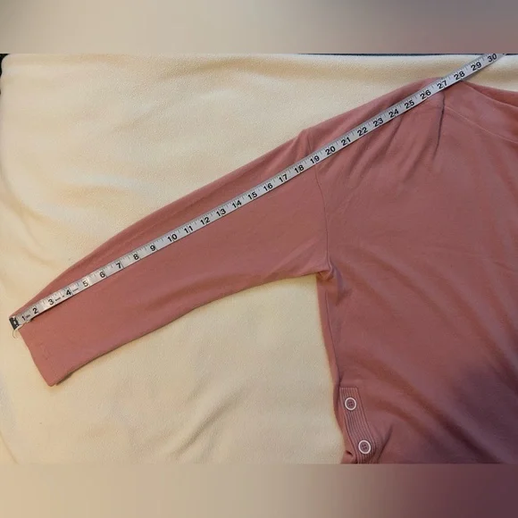 Blush Pink Button-Detail Sweater 2X - Picture 8 of 12